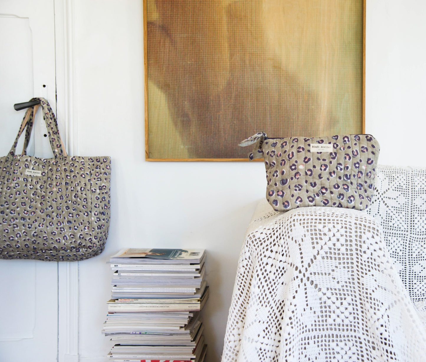 Grande trousse Triangle - Bengal Tilleul