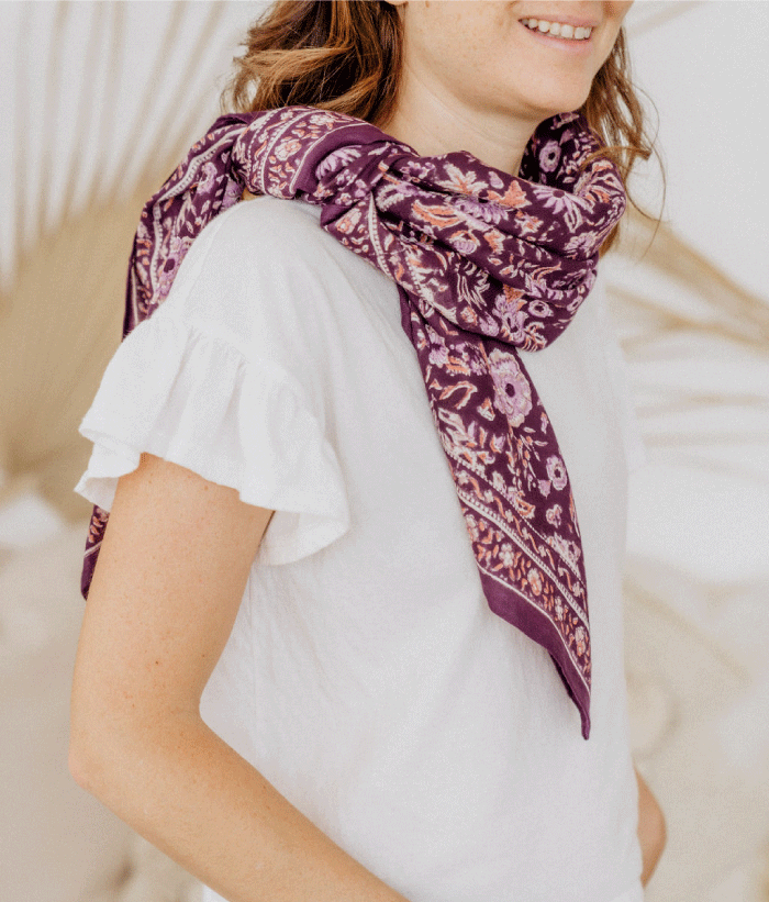 Grand foulard - Goa Iris