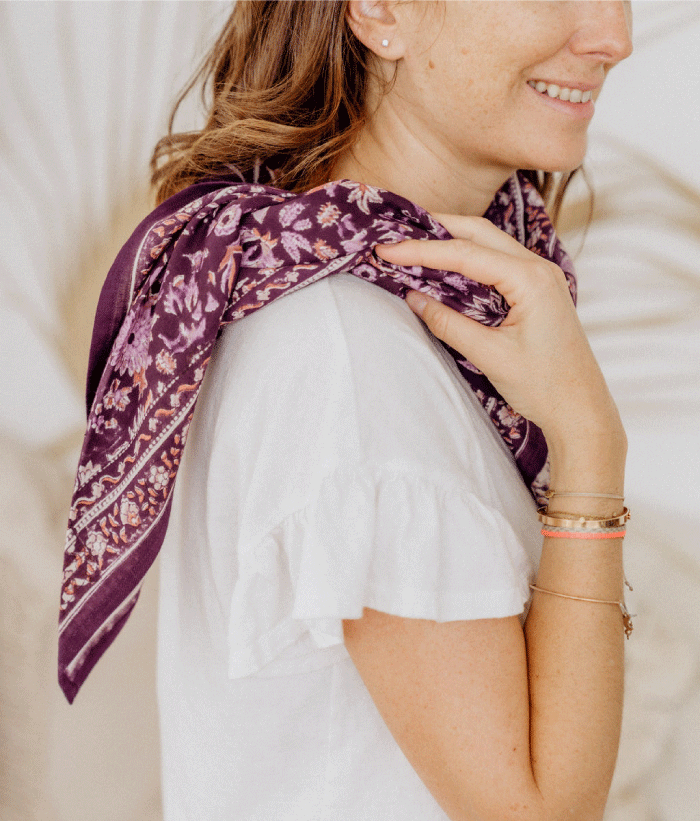Grand foulard - Goa Iris