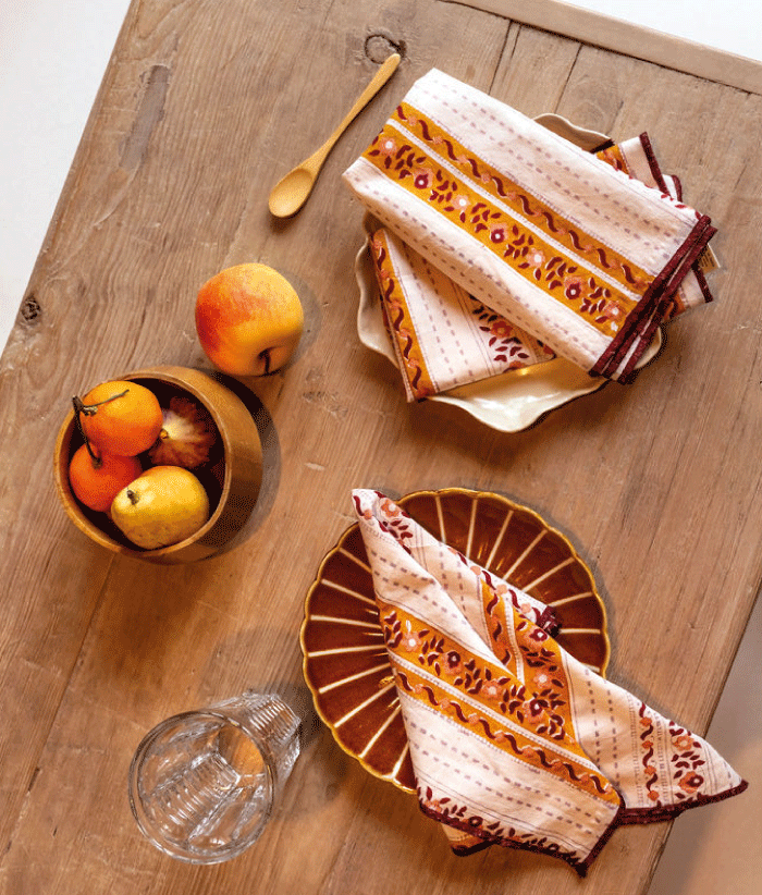 Serviette de table - Daya Miel