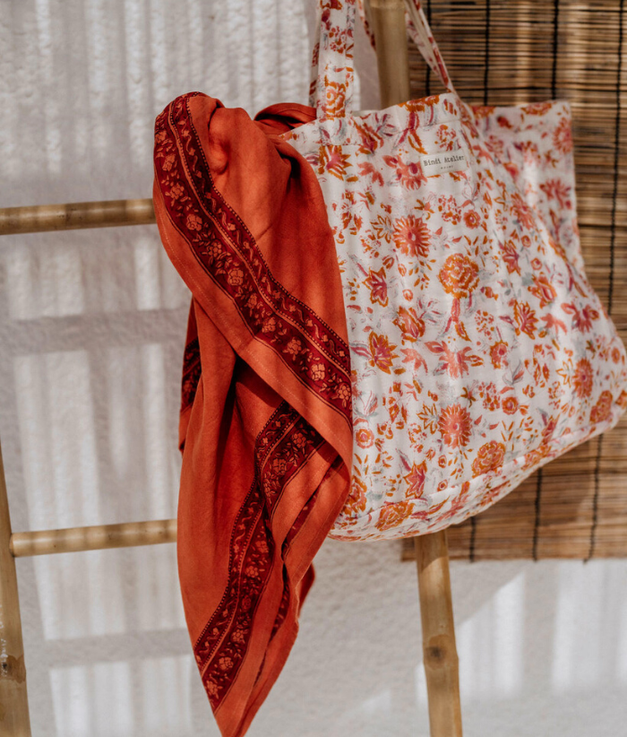 Grand foulard - Miya Terracota