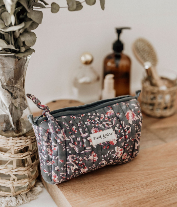 Trousse maquillage - Sarika Brume