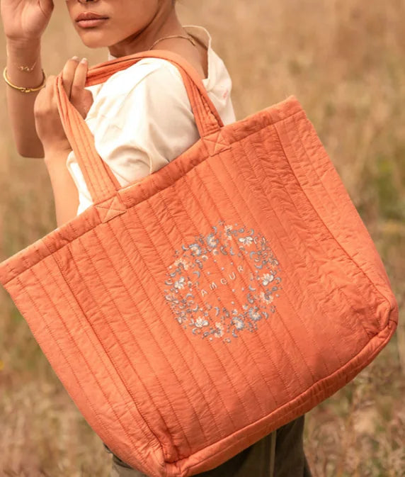 Sac cabas - Amour Corail