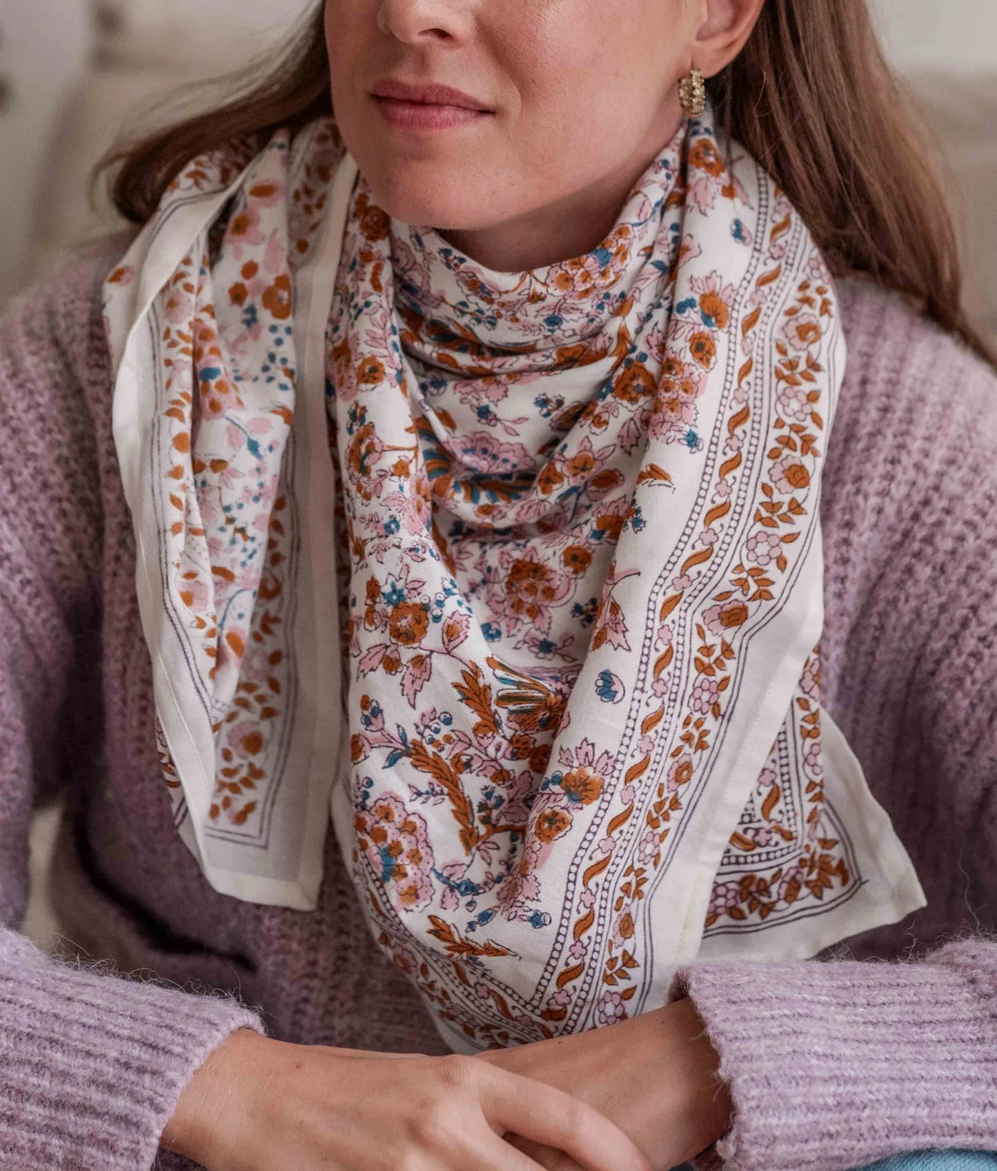 Grand foulard Kiala Bloom
