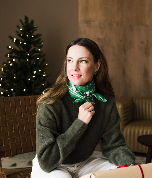 Foulard moyen - Magda Emeraude