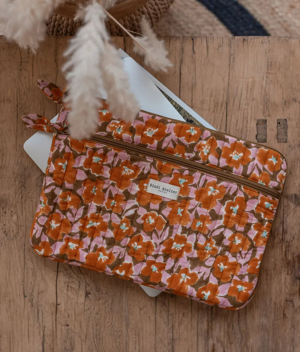 Pochette d'ordinateur - Posy Cannelle