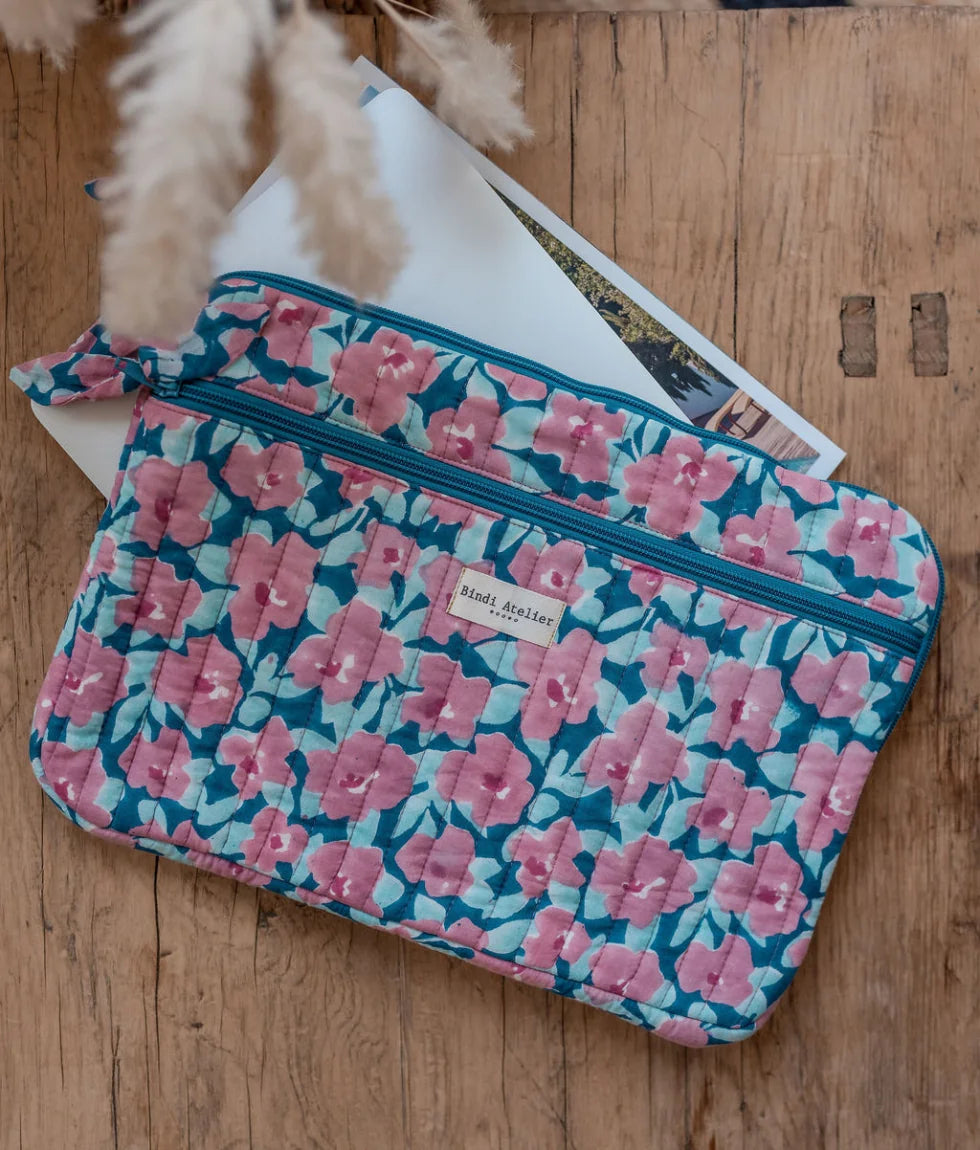 Pochette d'ordinateur - Posy Opale