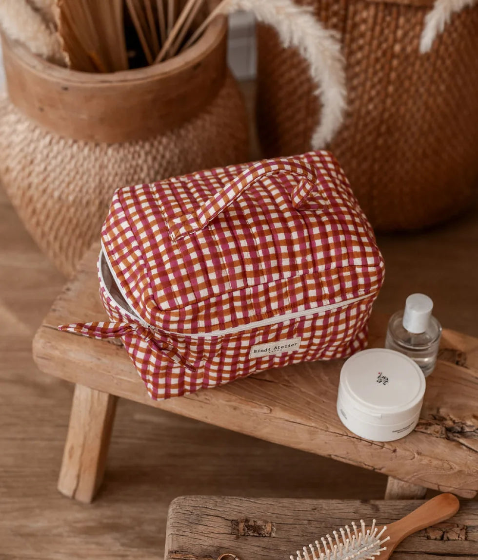 Trousse vanity - Tara Camel