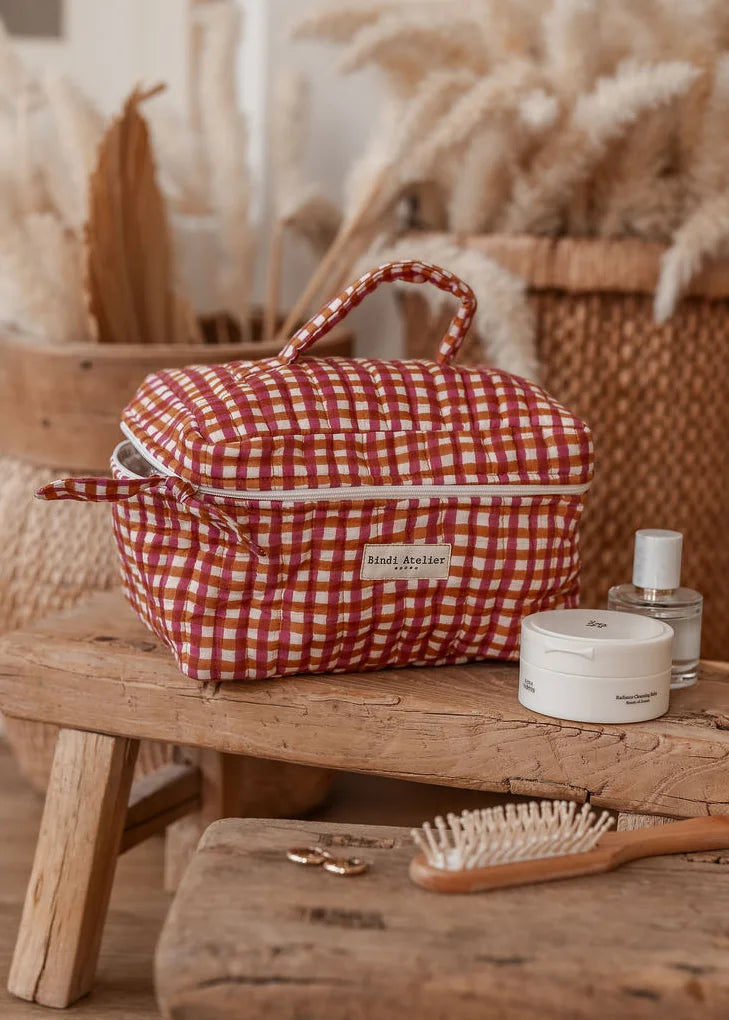 Trousse vanity - Tara Camel