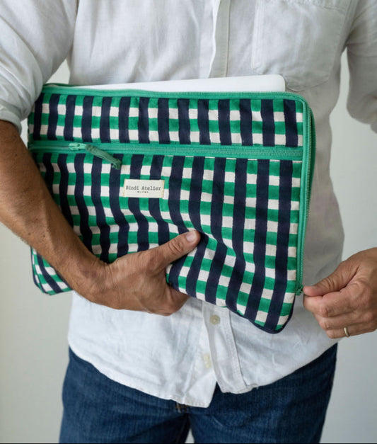 Pochette ordinateur 13" Tara Fougère