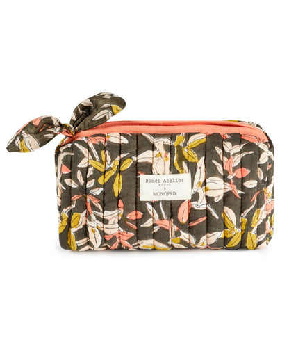 Trousse maquillage Bahia Khaki - Bindi Atelier x Monoprix