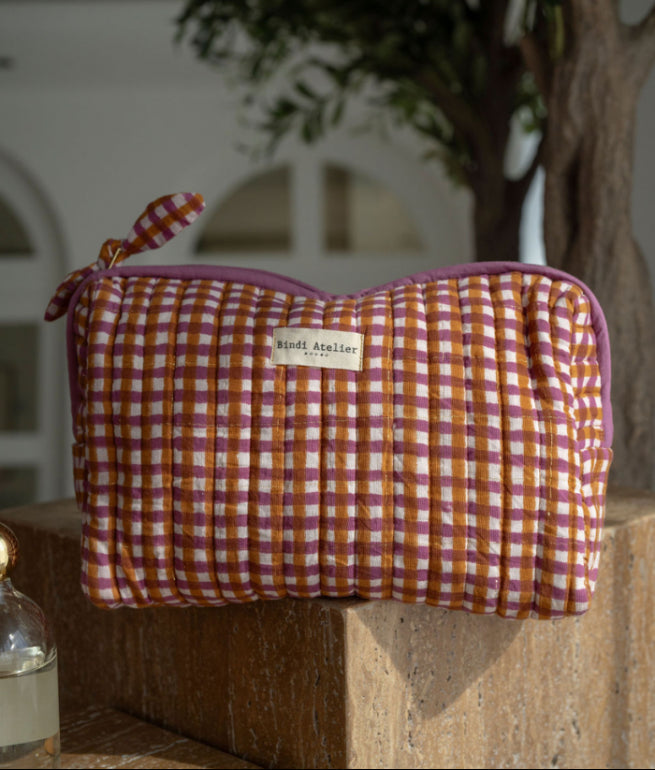 Trousse de toilette Tara Camel