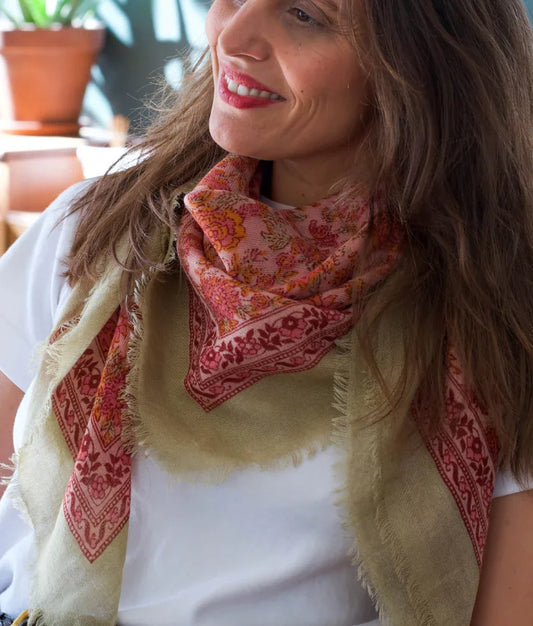 Foulard en laine Ouna Amande