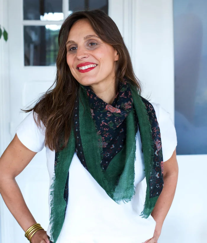 Foulard en laine Ouna Minuit