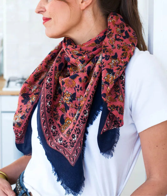 Foulard en laine Ouna Pink