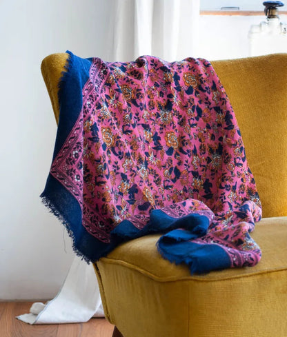 Foulard en laine Ouna Pink