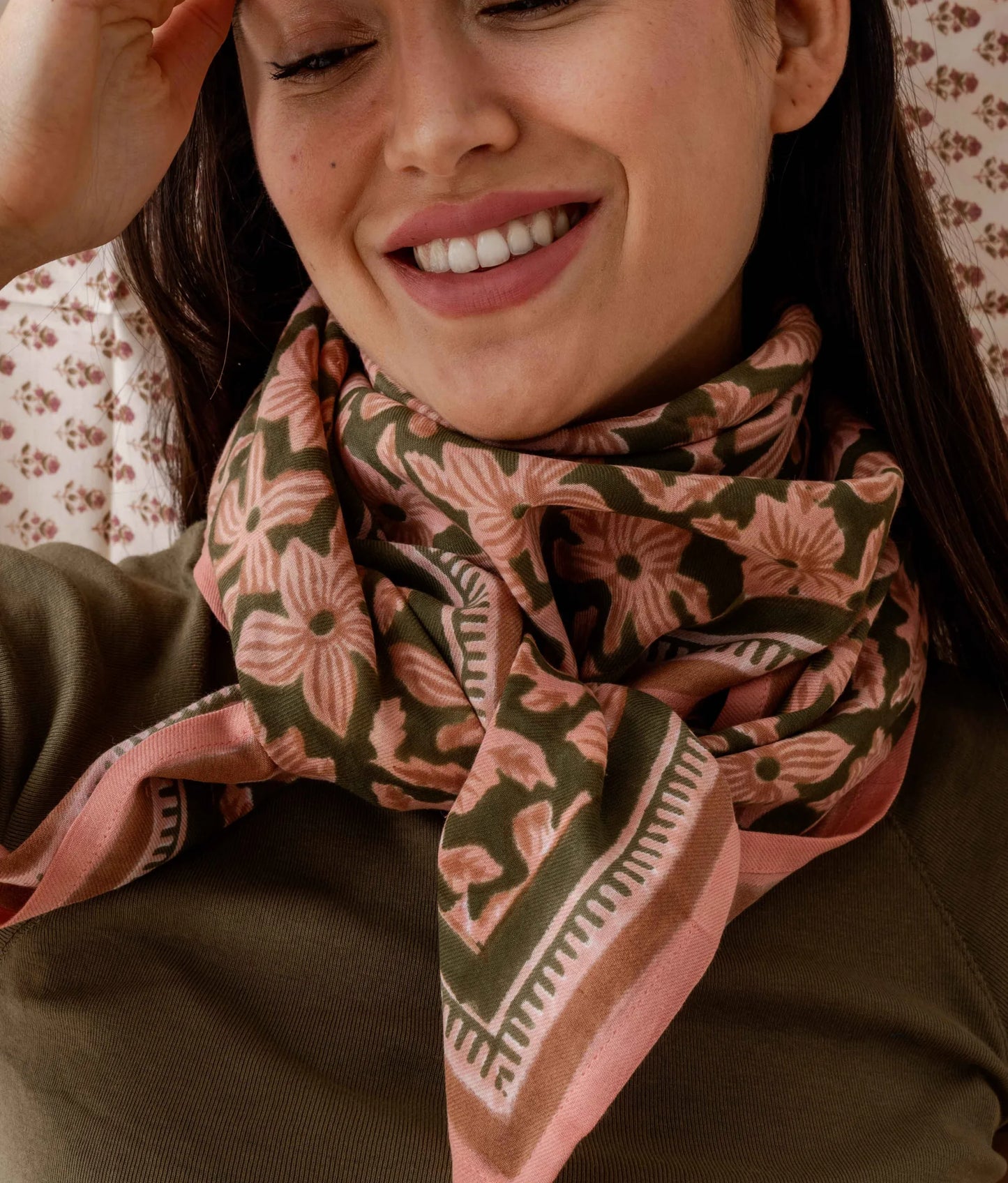 Grand foulard Manoa Verde