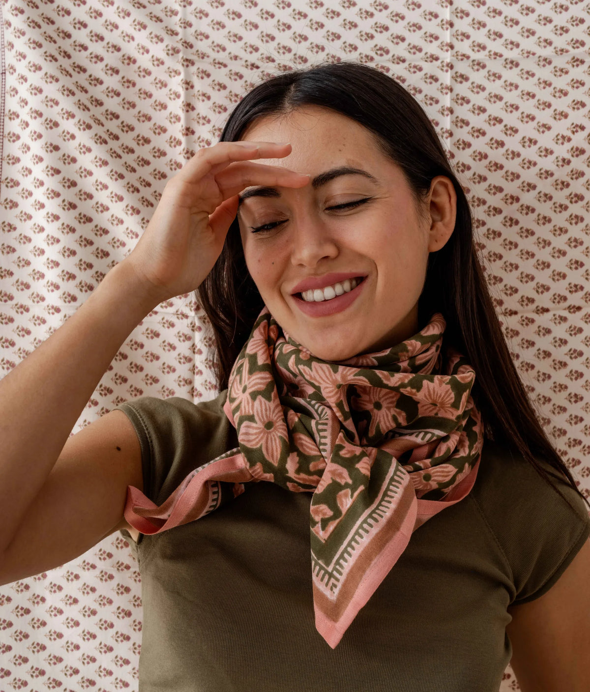 Grand foulard Manoa Verde