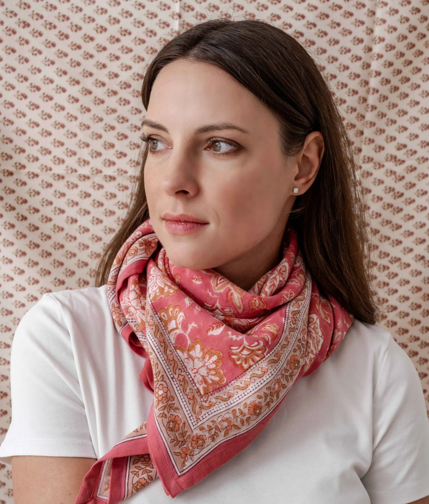 Grand foulard Matira Rosa