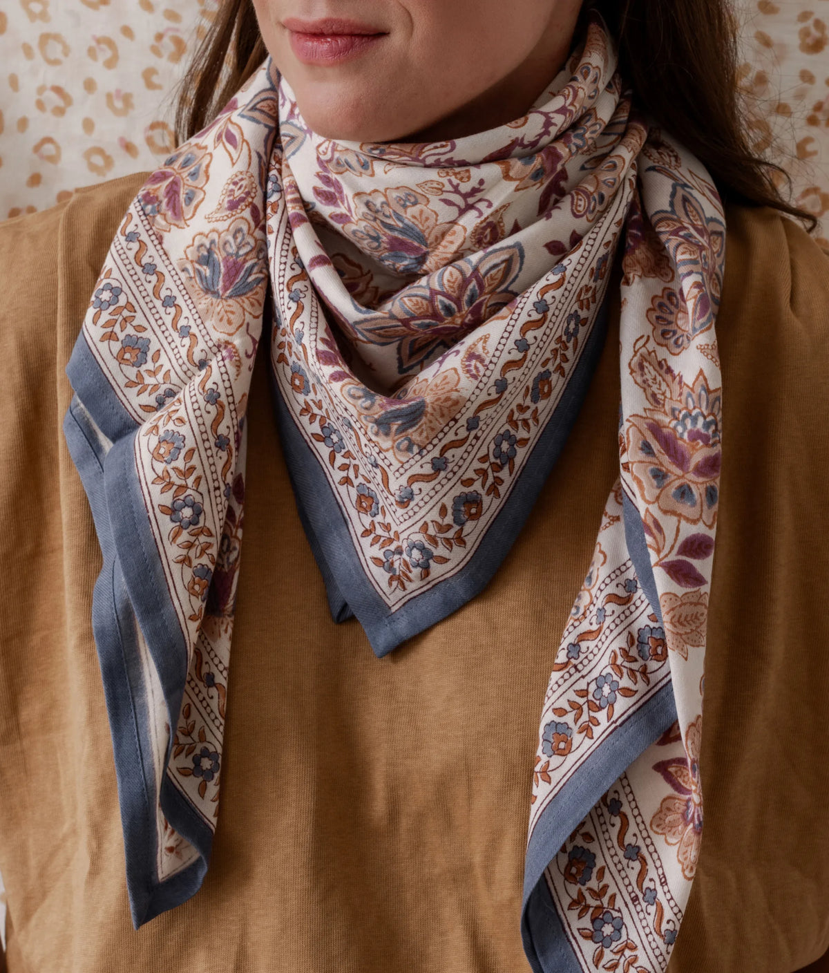 Grand foulard Matira Vanille