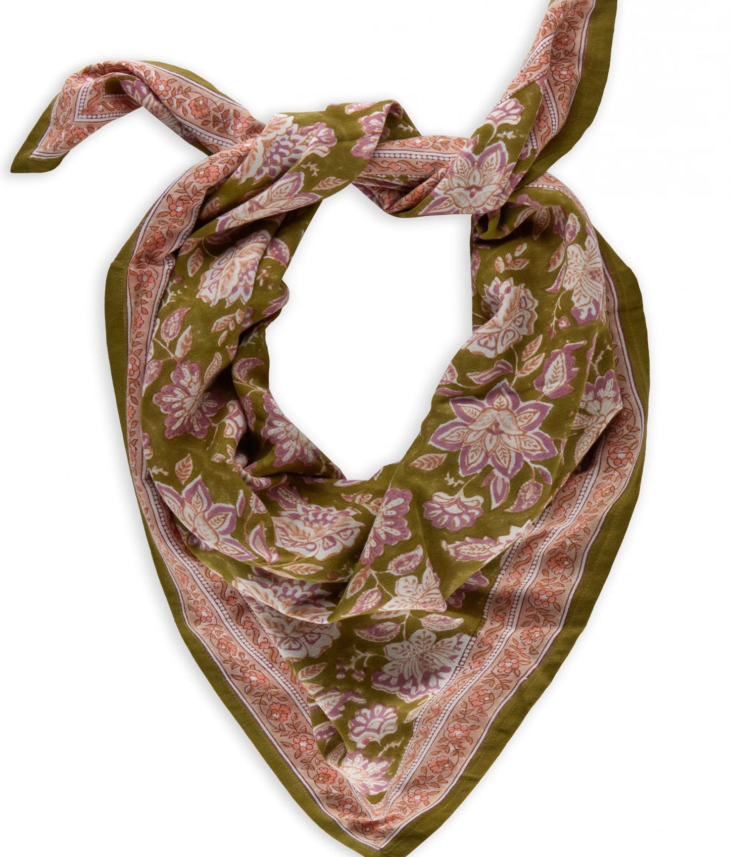 Grand foulard Matira Verde