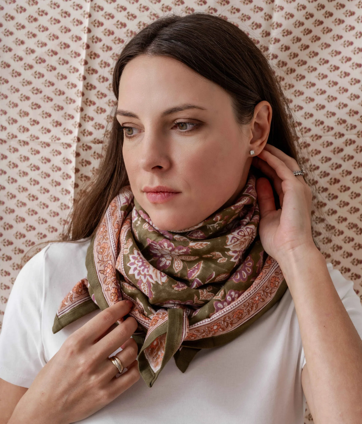 Grand foulard Matira Verde