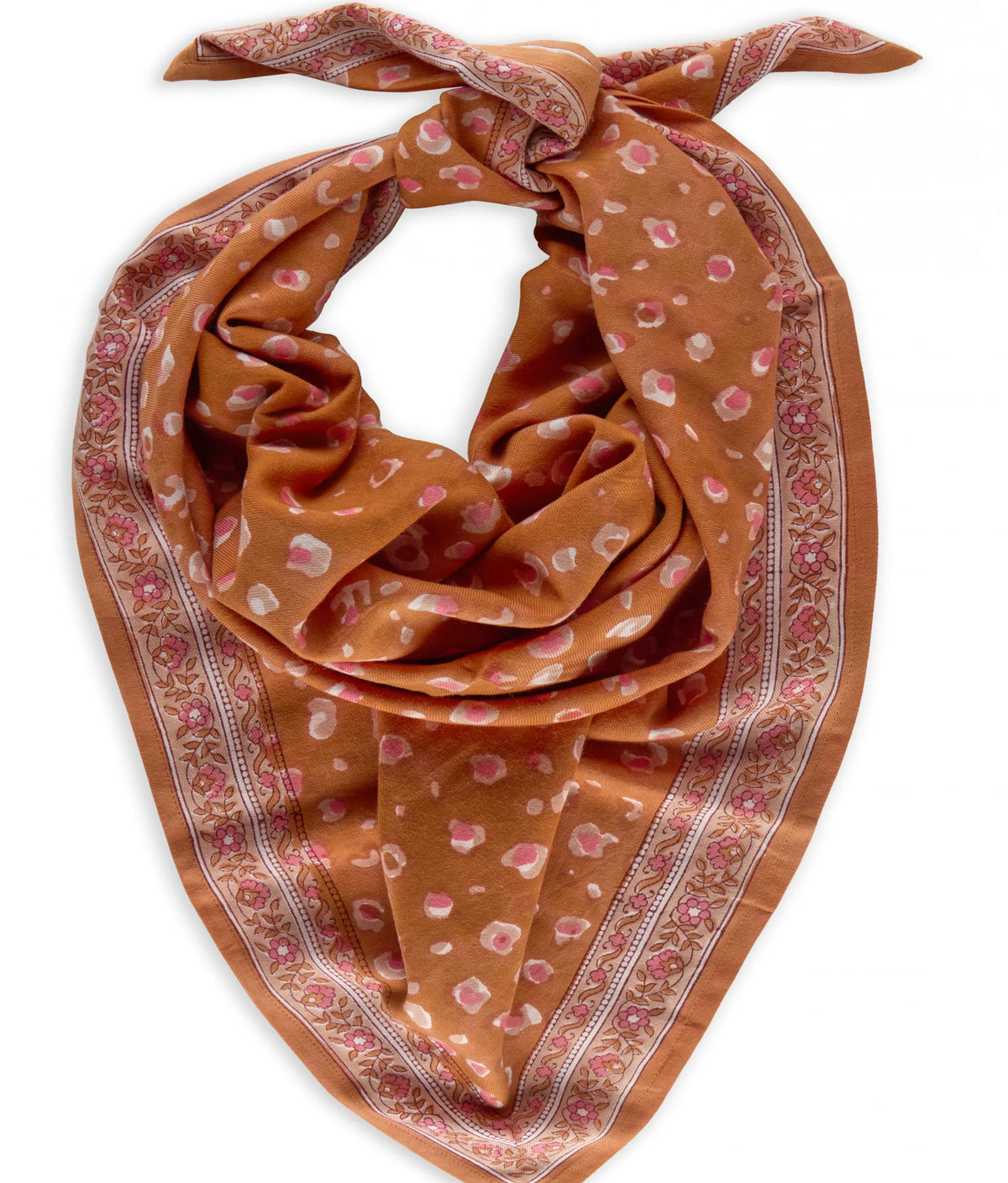 Grand foulard Bengal Praline