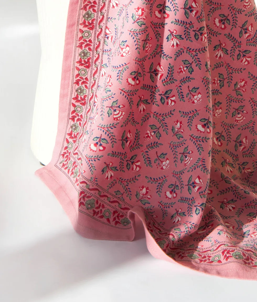 Grand foulard - Flora Framboise