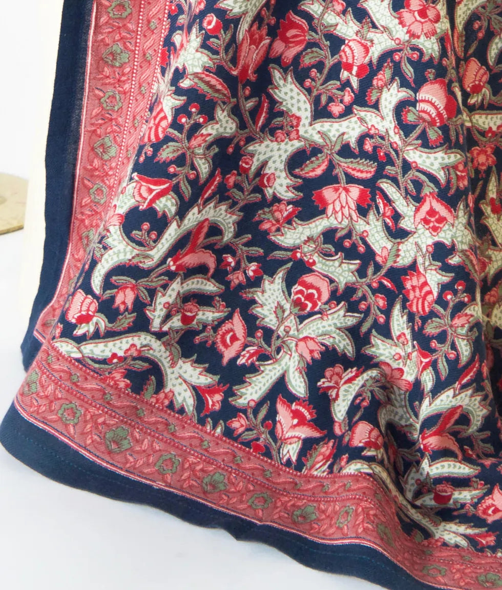 Grand foulard - Forest Marine