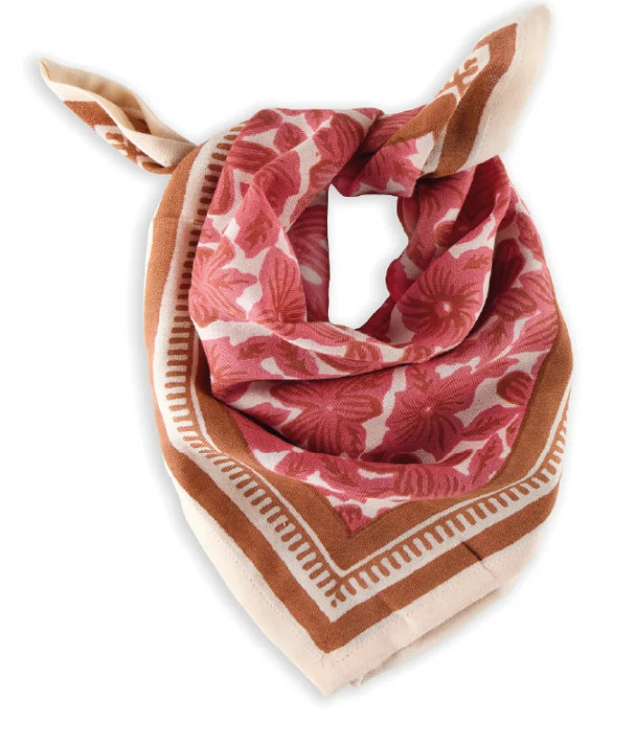 Grand foulard Manoa Rosa