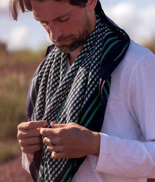 Grand foulard Tara Fougère