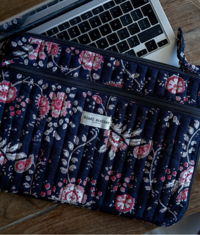 Pochette ordinateur 13 pouces Capri Minuit