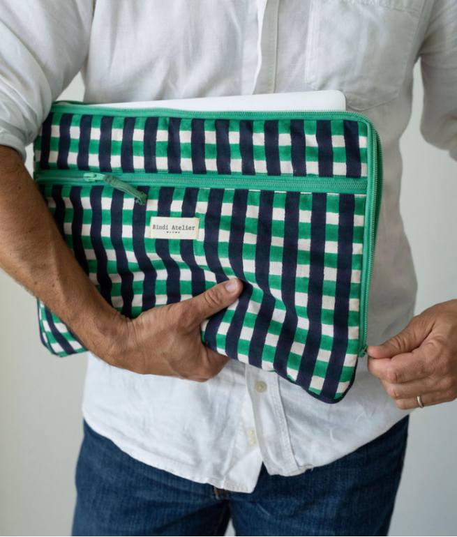 Pochette ordinateur 13" Tara Fougère