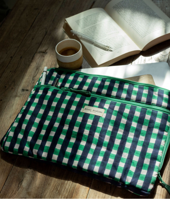 Pochette ordinateur 13" Tara Fougère