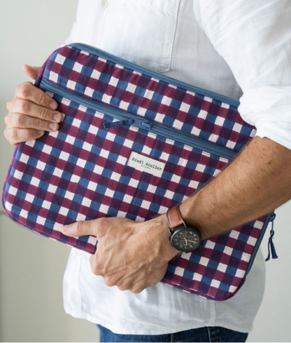 Pochette ordinateur 13" Tara Grenat