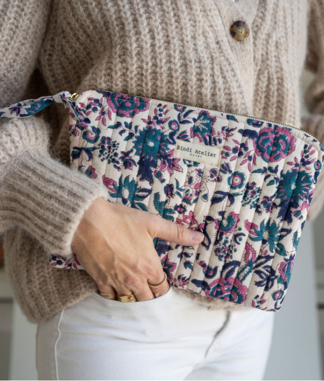 Pochette plate / Ipad - Goa Myrtille