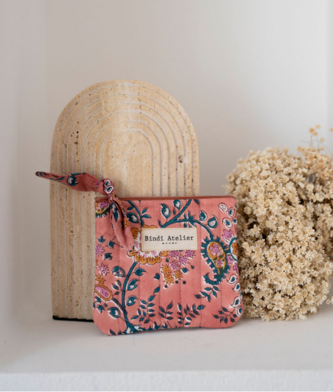 Porte-monnaie Capri Pêche