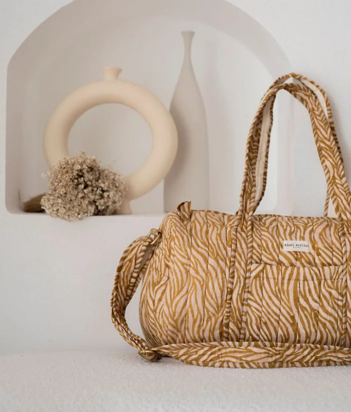 Sac bowling Zebra Havane