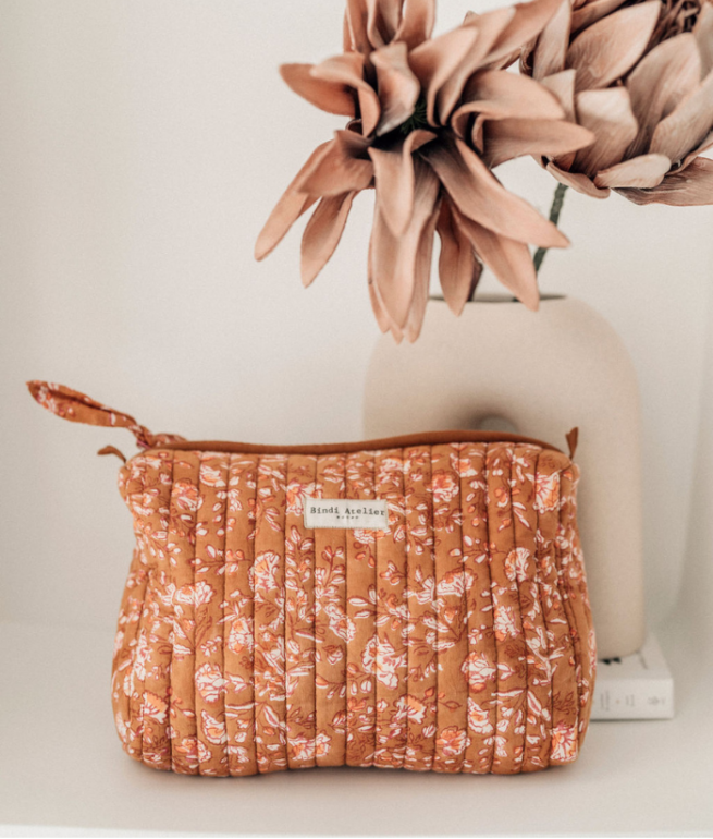 Trousse de toilette Sarika Caramel