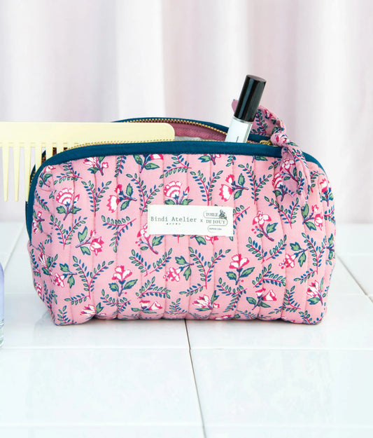 Trousse maquillage - Flora Framboise
