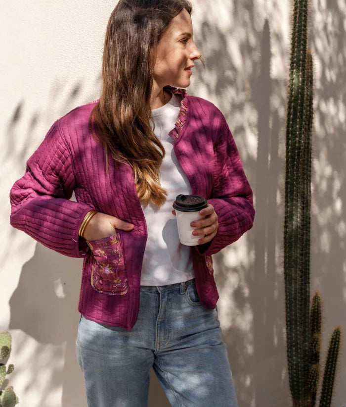 Veste Annaya Cassis