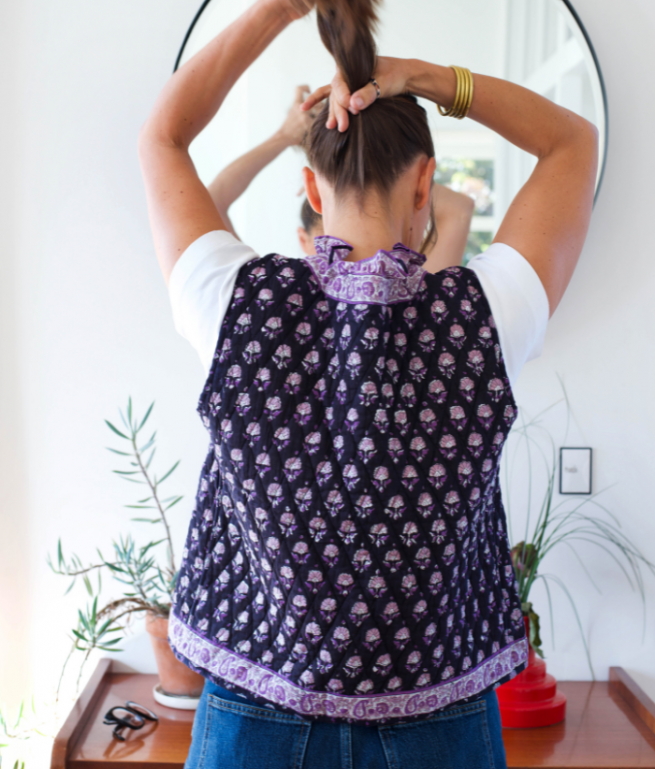 Gilet sans manches Aarti Minuit