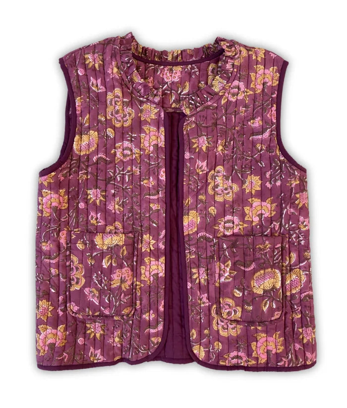 Gilet Annaya Cassis