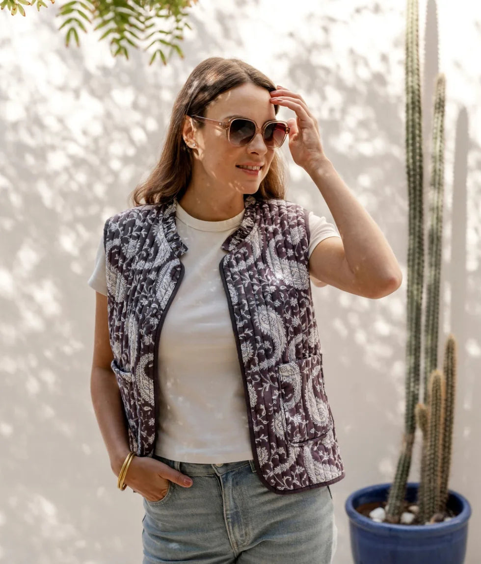 Gilet Meera Bleuet