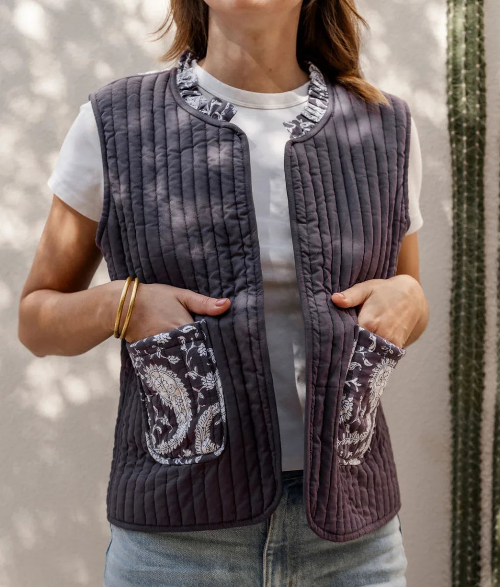 Gilet Meera Bleuet